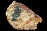 Quartz Cluster with Iron/Manganese Oxide - Diamond Hill, SC #90968-1